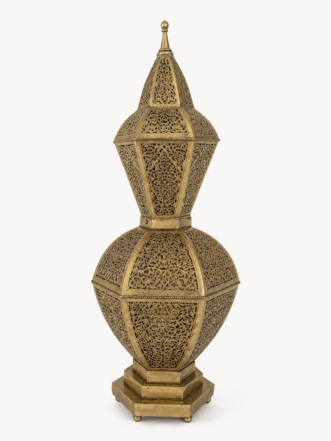 Abat-jour lampe de table en cuivre