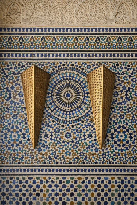 Applique murale triangle en cuivre