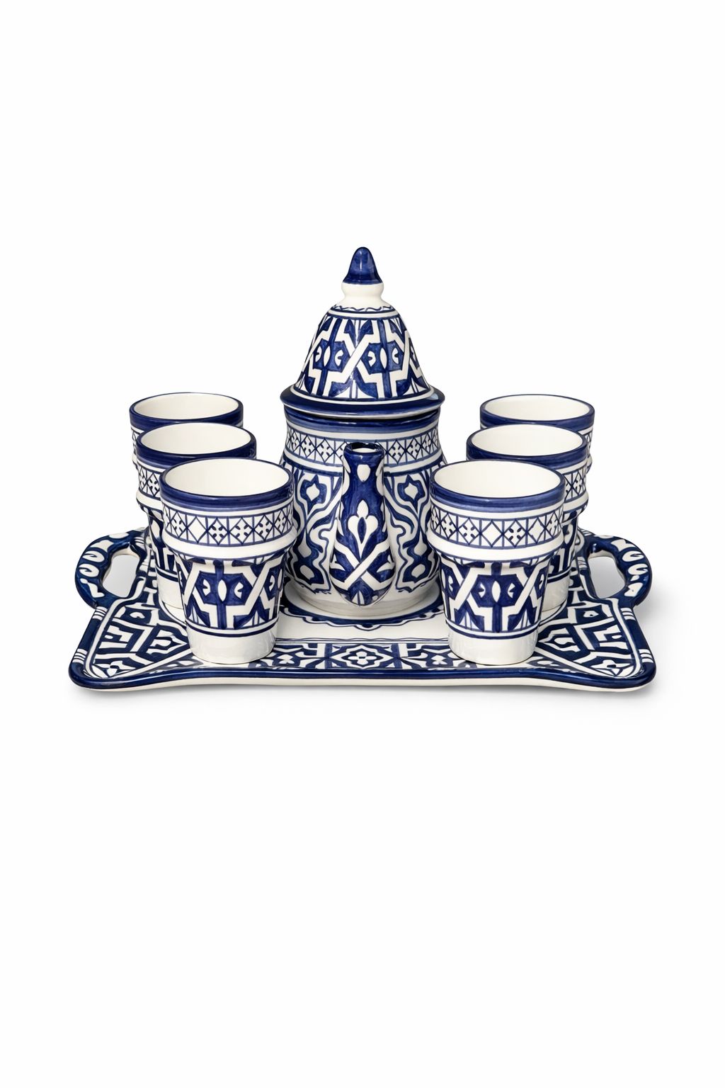 Petite théière traditionnelle en poterie faite main