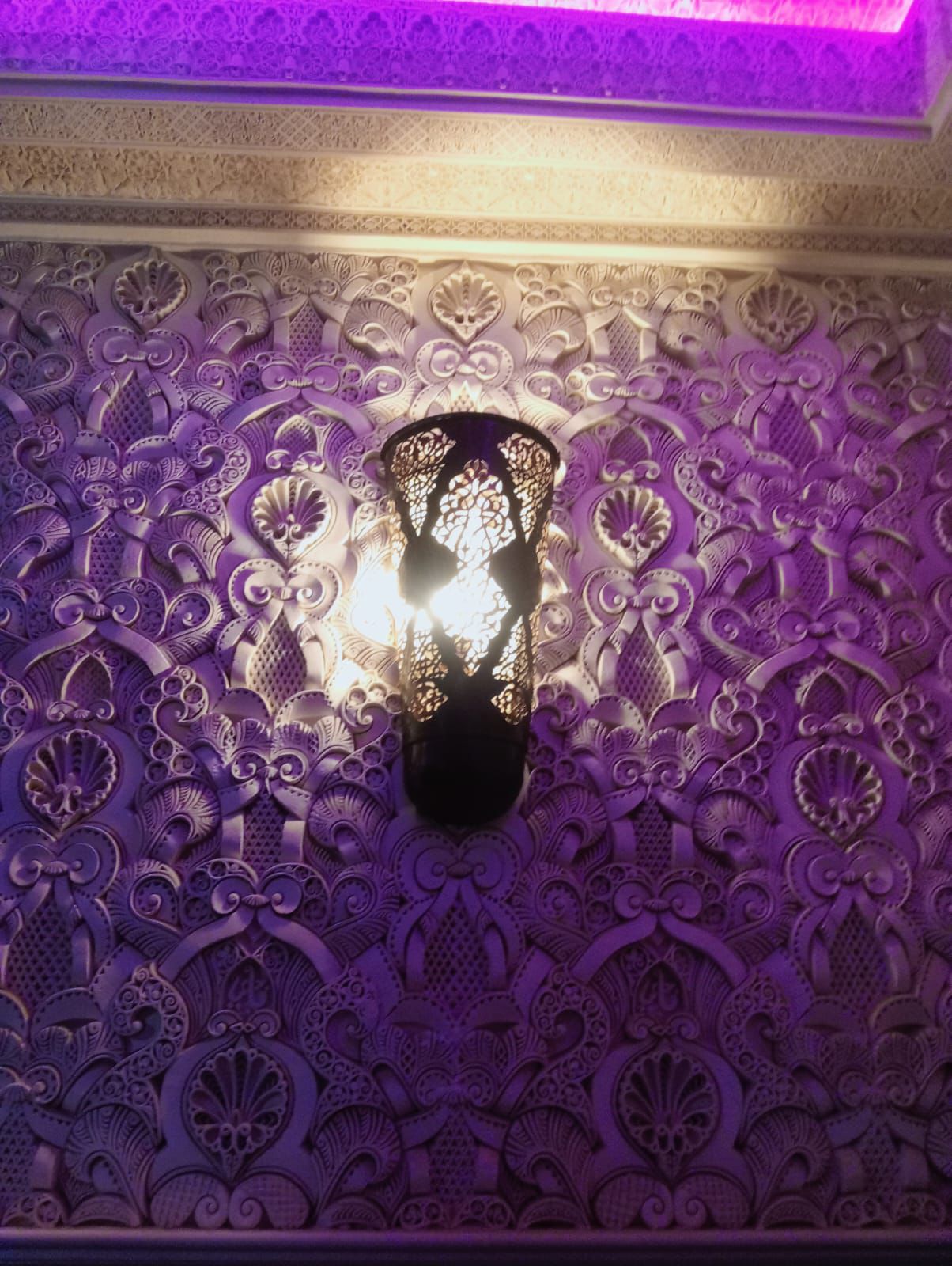 Applique murale conique en cuivre